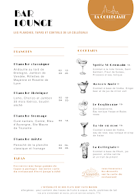 La Collégiale Restaurant à Guérande menu