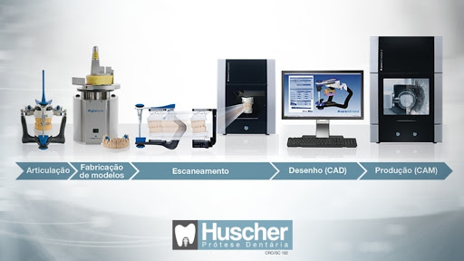 Logo da empresa - Huscher Prótese Dentária