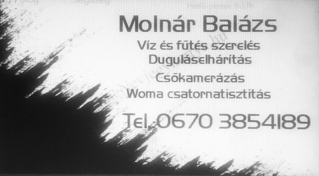 Duguláselhárítás - Molnár Balázs - Zalaegerszeg, Zala megye - Vízvezeték-szerelő