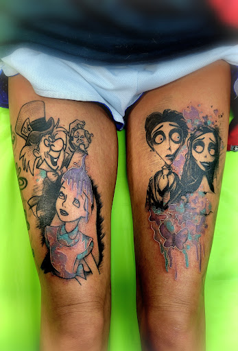 Explore aztec warrior tattoo ideas, creative tattoo ideas in Benton, available at Spectrum Tattoo