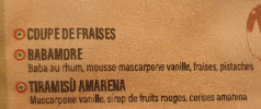 Del Arte à Saint-Sébastien-sur-Loire menu
