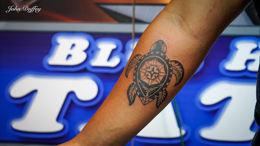 Explore bible verse chest tattoo ideas, creative tattoo ideas in Portsmouth, available at World Famous Blue Horseshoe Tattoo and Piercing