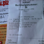 Photo n°1 de l'avis de Junis.e fait le 12/10/2022 à 20:30 sur le  Pizza del Capo à Hamburg