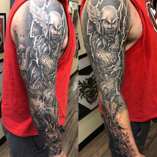 Explore cool family tattoo ideas, creative tattoo ideas in Atlanta, available at Golden Anchor Tattoo