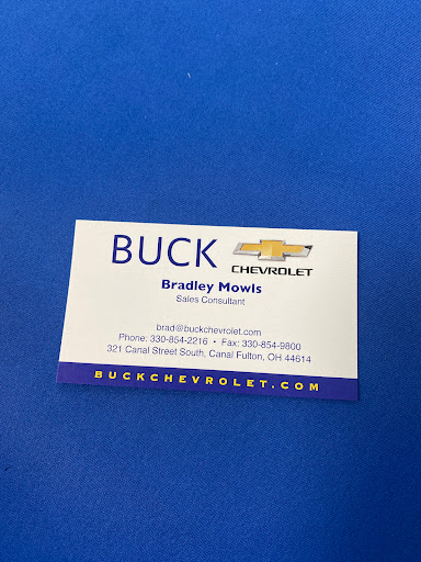 Chevrolet Dealer «Buck Chevrolet», reviews and photos, 321 Canal St S, Canal Fulton, OH 44614, USA