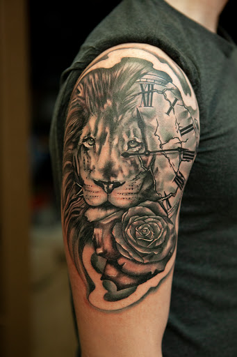 Explore tattoo ideas for men's back, creative tattoo ideas in Leesville, available at Revolution Ink Tattoo and Art Gallery