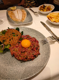 Steak tartare du Restaurant français Brasserie La Lorraine à Paris - n°10