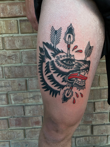 Explore rectangle tattoo ideas, creative tattoo ideas in Tallmadge, available at Killjoy tattoo