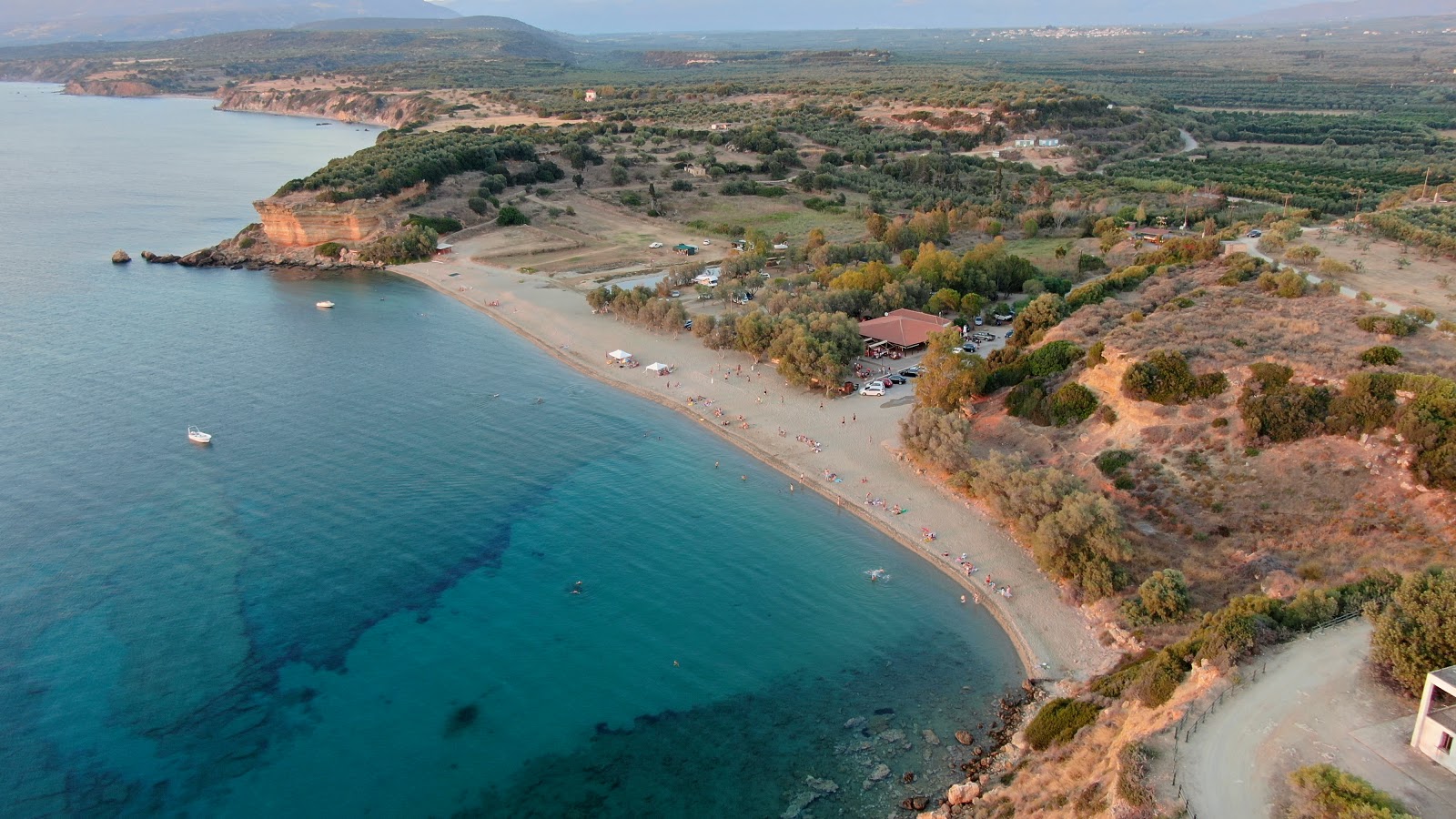 Photo de Bozas beach avec un niveau de propreté de très propre