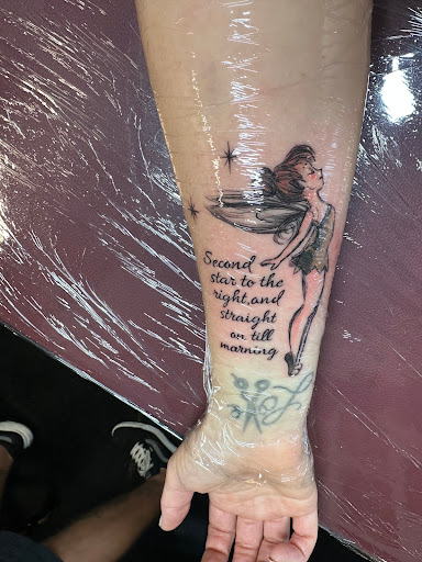Explore tattoo ideas leg calf, creative tattoo ideas in Kissimmee, available at Fallen Heroes Tattoo & Piercing (Florida)