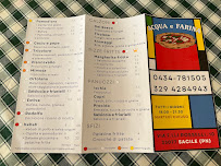 Menu du Pizzeria Acqua e Farina à Sacile