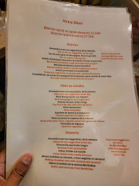 Menu du Auberge de la Reine Blanche à Paris