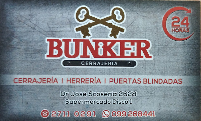 Opiniones de BUNKER CERRAJERIA - HERRERIA Pocitos en Montevideo - Cerrajería