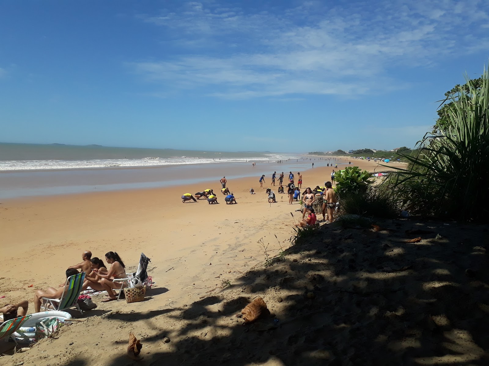 Foto van Praia do Sol met recht en lang