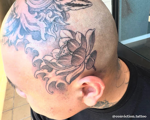 Explore tattoo ideas for men lower arm, creative tattoo ideas in San Jose, available at Conviction Tattoo Studio