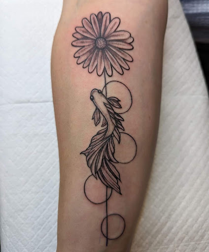 Explore disney thigh tattoo ideas, creative tattoo ideas in Melbourne, available at Reef Side Tattoo Melbourne Tattoo Shop