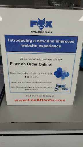 Appliance Parts Supplier «Fox Appliance Parts», reviews and photos, 1005 Union Center Dr, Alpharetta, GA 30004, USA