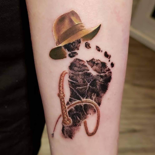 Explore sun moon star tattoo ideas, creative tattoo ideas in Dayton, available at Aisle 9 Tattoo