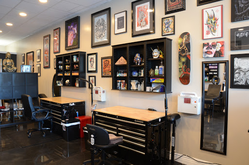 Explore collarbone tattoo ideas for men, creative tattoo ideas in Orange Park, available at Revelation Tattoo company