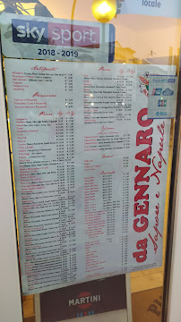 Pizzeria Pizzeria Da Gennaro à Marina di Pietrasanta (la carte)