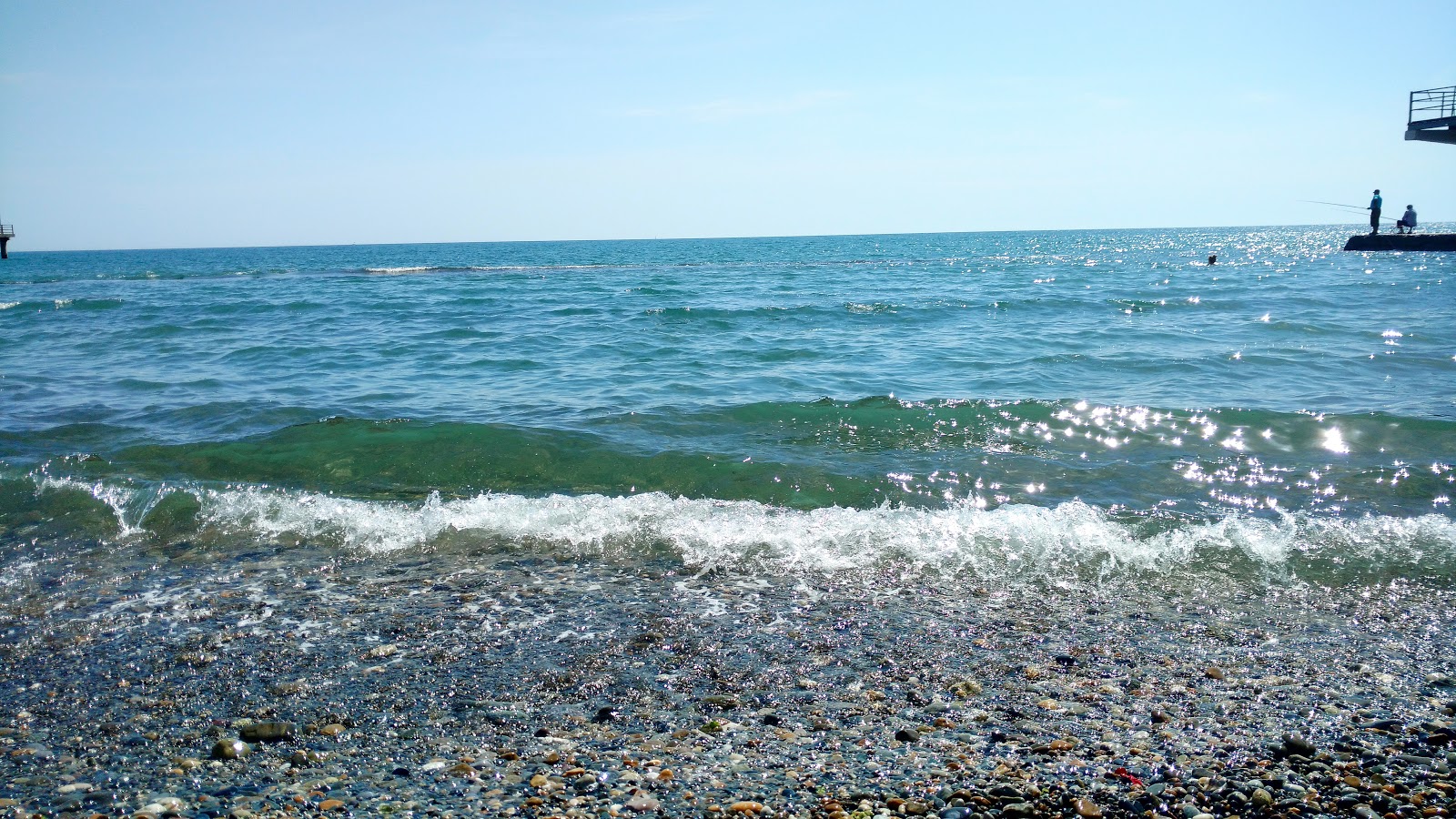 Photo de Osvod beach - bon endroit convivial pour les animaux de compagnie pour les vacances