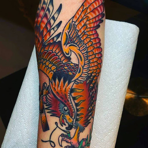 Explore hurt tattoo ideas, creative tattoo ideas in Carbondale, available at Bomber Crew Tattoo