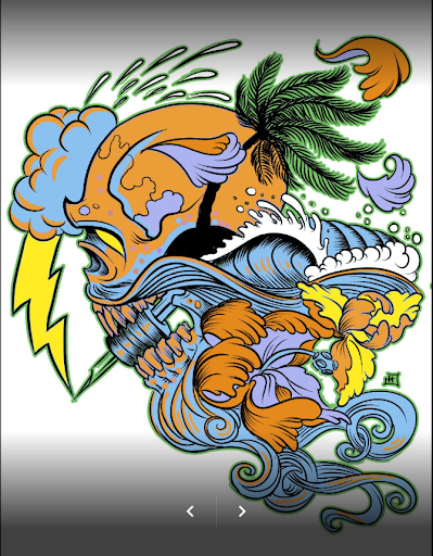 Explore world travel tattoo ideas, creative tattoo ideas in Ormond Beach, available at Tropical Tattoo Inc