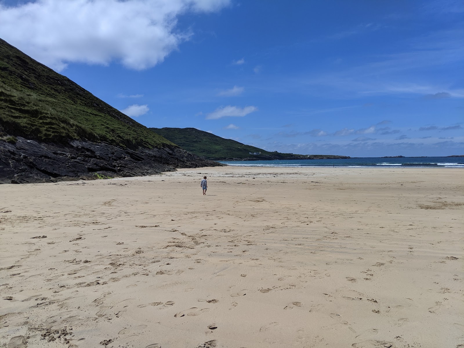Fotografie cu Rossan Beach cu nivelul de curățenie înalt