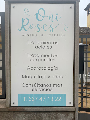 Oñi Roses Centro de Estética en Albaida, Valencia