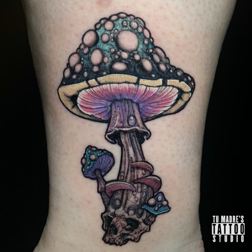 Explore mens outdoors tattoo ideas, creative tattoo ideas in Washington, available at Tu Madres Tattoo