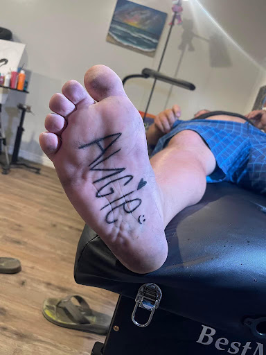 Explore tattoo elbow ideas, creative tattoo ideas in Elko, available at Freedom Tattoo