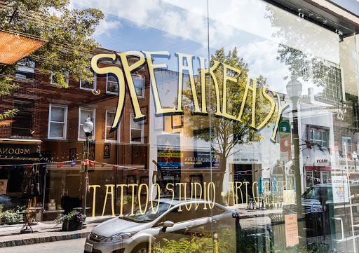 Explore dinosaur tattoo ideas for son, creative tattoo ideas in Peekskill, available at Speakeasy Tattoo Studio