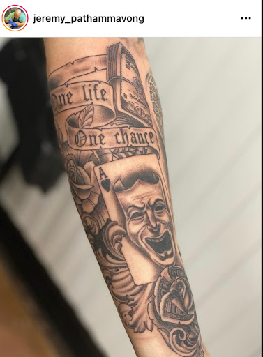 Explore monkey king tattoo ideas, creative tattoo ideas in Columbus, available at Hidden Path Tattoo