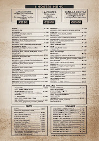 Menu du Pizzeria La Contea à Fiano Romano