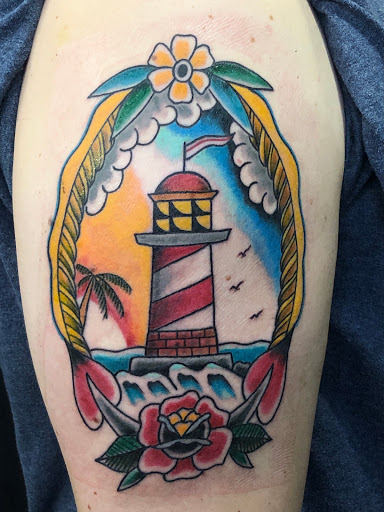 Explore silver line tattoo ideas, creative tattoo ideas in Mount Juliet, available at Division Street Tattoo Company