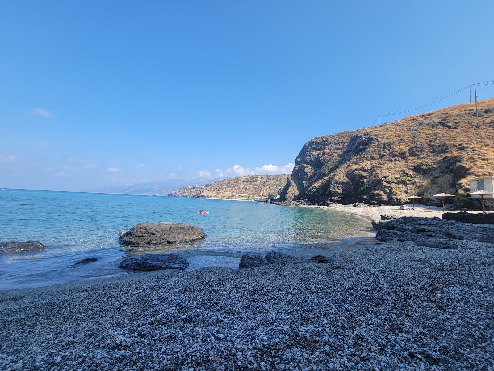 Fotografie cu Partheni Beach și așezarea