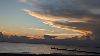 大貫海岸の堤防