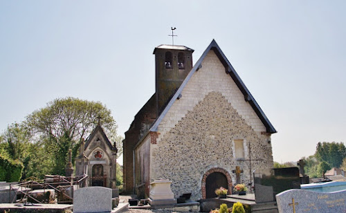 Église catholique Saint-Martin d'Attin et son Cimetière à Attin