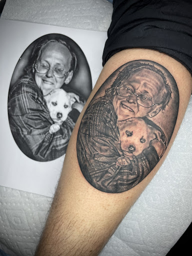 Explore ladies side tattoo ideas, creative tattoo ideas in Lakeview, available at Backwoods Tattoo Studio