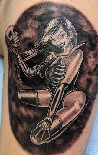 Explore forearm name tattoo ideas, creative tattoo ideas in Yucca Valley, available at Strata Tattoo Lab LLC