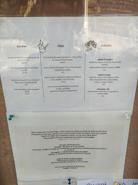 Menu du Le P'tit Popie à Tour-de-Faure