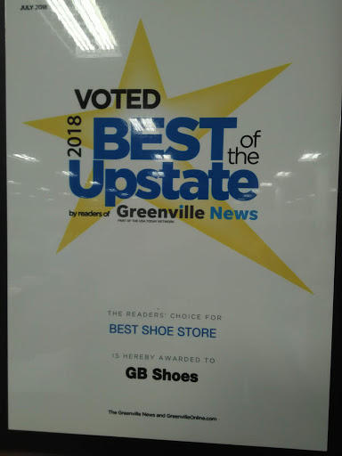 Shoe Store «GB Shoes», reviews and photos, 1290 S Pleasantburg Dr, Greenville, SC 29605, USA