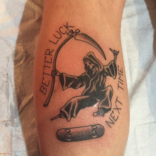 Explore chess piece tattoo ideas, creative tattoo ideas in Reno, available at Aces Tattoo