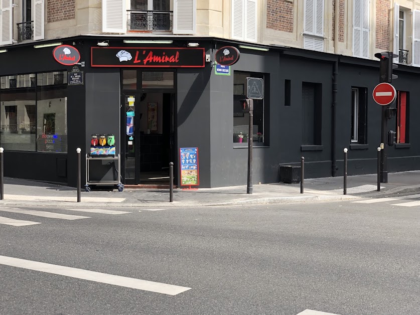 Restaurant L'Amiral Paris 13e / Burger, Kebab, Pizza à Paris
