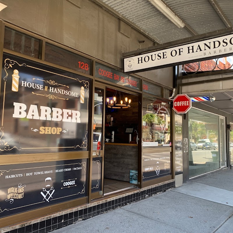 House of handsome barber shop Coogee