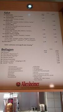 Pizzeria Dogan à Holzminden carte