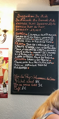 Carte du La Petite Marmite Didier à Montfort-sur-Argens