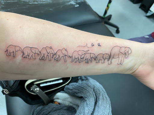 Explore kids tattoo ideas, creative tattoo ideas in Brighton, available at Monaree Ink