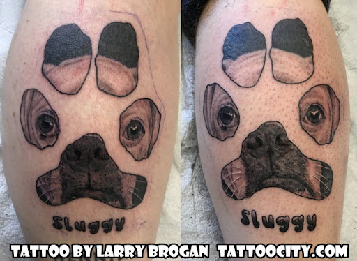 Explore gengar tattoo ideas, creative tattoo ideas in Lockport, available at Tattoo City by Larry Brogan