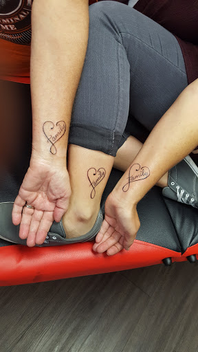 Explore tattoo ideas for music lovers, creative tattoo ideas in Moline, available at Bleeding Art Studio